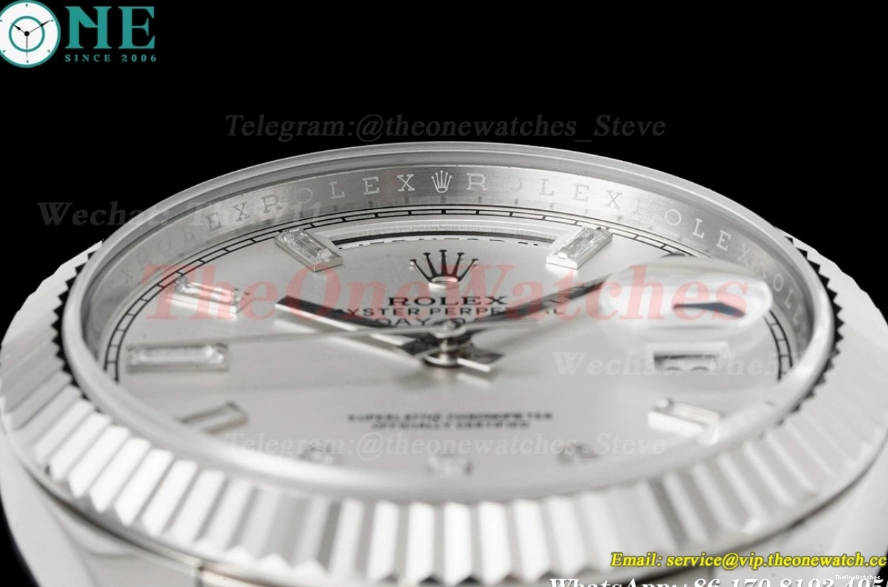 40mm Silver Stk DayDate EWF A2836 SS SS 0218